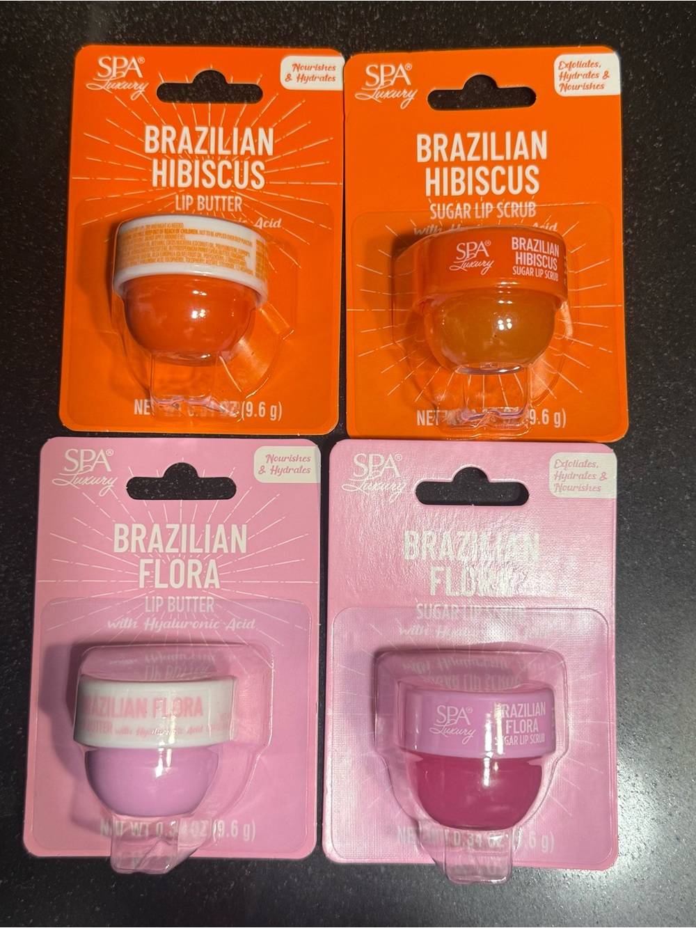 Brazilian Hibiscus & Brazilian Flora Lip Butter Duo